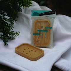 Wooden Soap Dish Rectangle