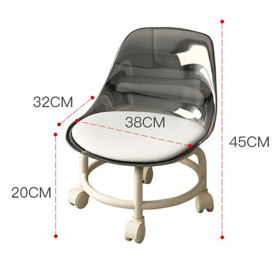 Acrylic 360 Degree Spinning Chair