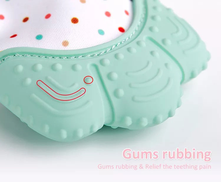 2 Pieces Baby Teether Gloves