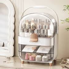 Multi-Layer Cosmetic Storage Box – Modern Makeup Organizer