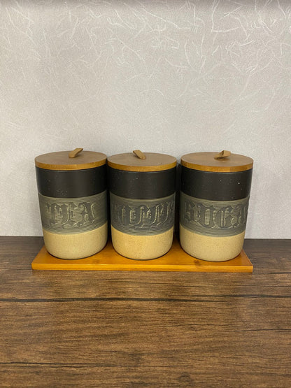 modern ceramic kitchen canister set 3