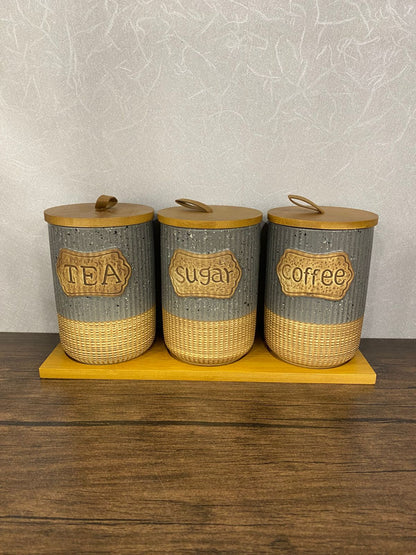 modern ceramic kitchen canister set 4