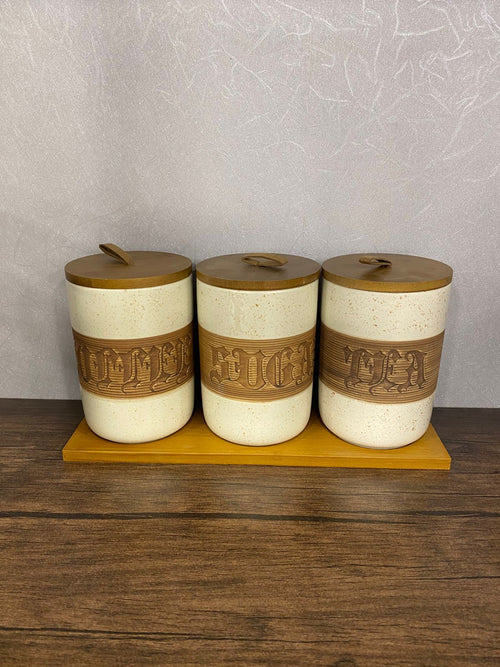 modern ceramic kitchen canister set 1